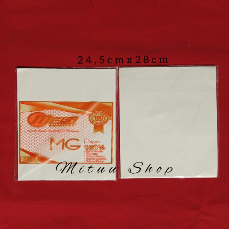 

Kertas Nasi MG Paper/Kertas Nasi KFC/Kertas Nasi Minyak/Kertas Bungkus