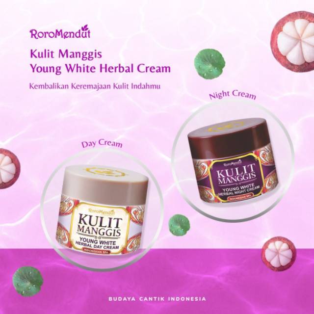 

Day cream kulit manggis young white seller resmi roromendut