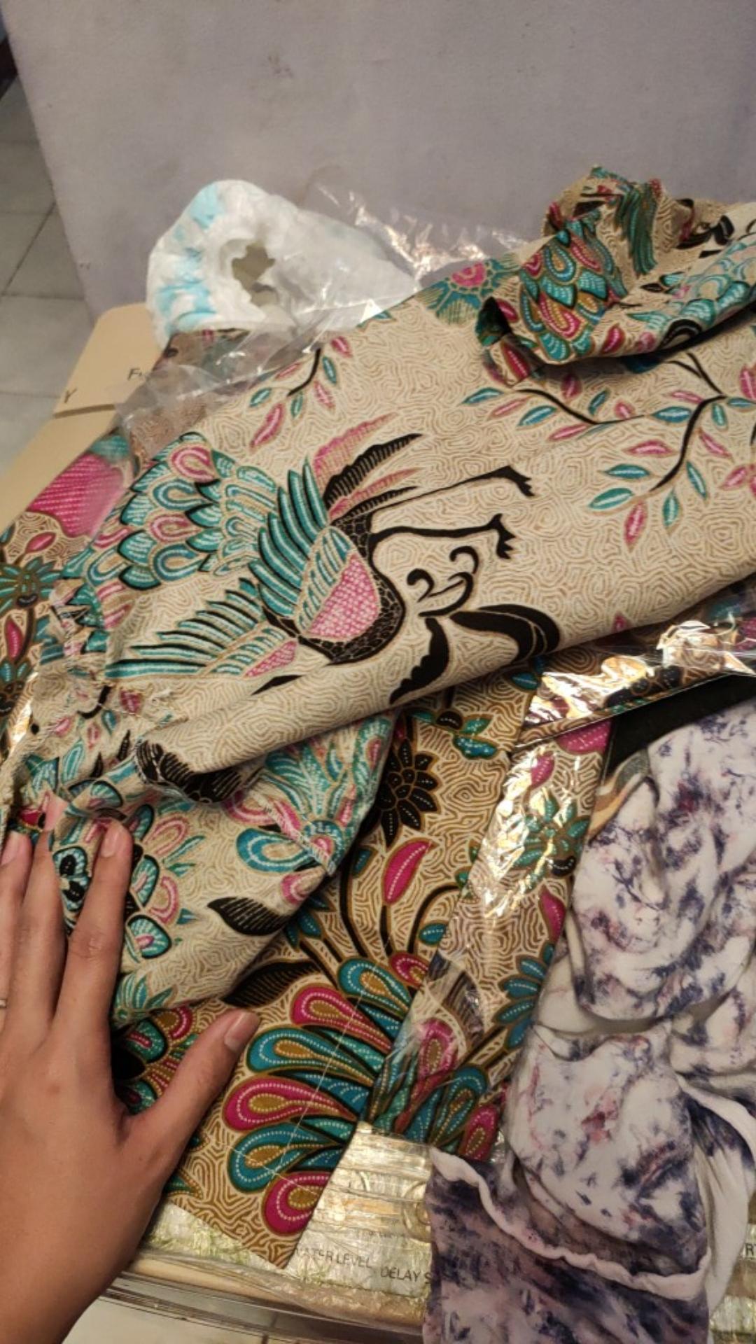 Couple Batik Ayah Anak Motif Merak Size Terlengkap 1-10tahun