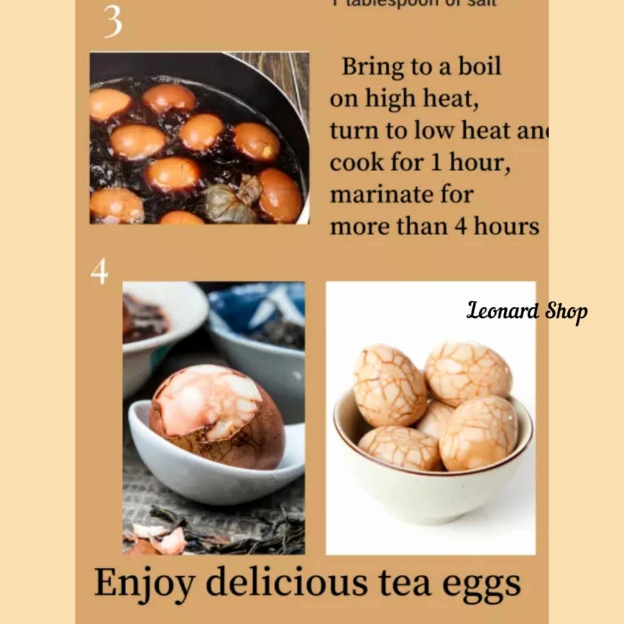 

BUMBU REMPAH CHA YE DAN IMPORT UNTUK 20-30 TELUR HERBAL TEA EGG SPICES