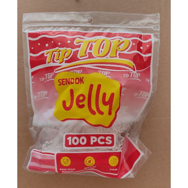 sendok jelly bening, sendok agar agar bening