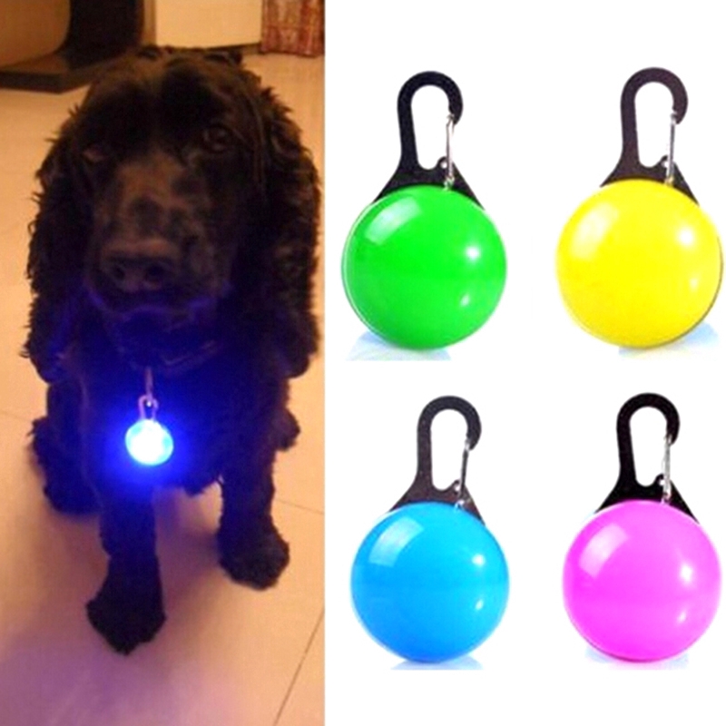 Liontin Kalung Anjing/Kucing Dengan Lampu Led Menyala