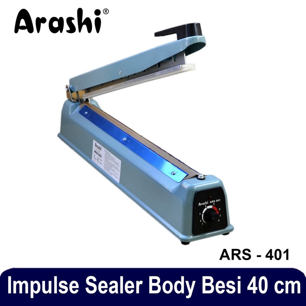 Arashi Mesin Press Plastik Impulse Sealer Body Besi Alat Press plastik