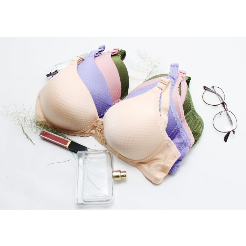 Ready stock BH  pakaian dalam wanita Bra Tanpa Kawat untuk 