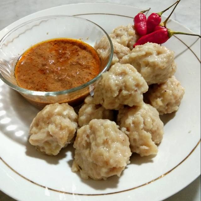 

Siomay Ayam bumbu kacang