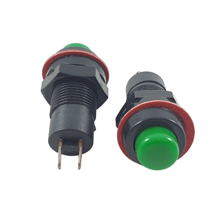 Switch Push On Bulat Kecil 2 Pin Saklar 2pin Tombol 2 Kaki