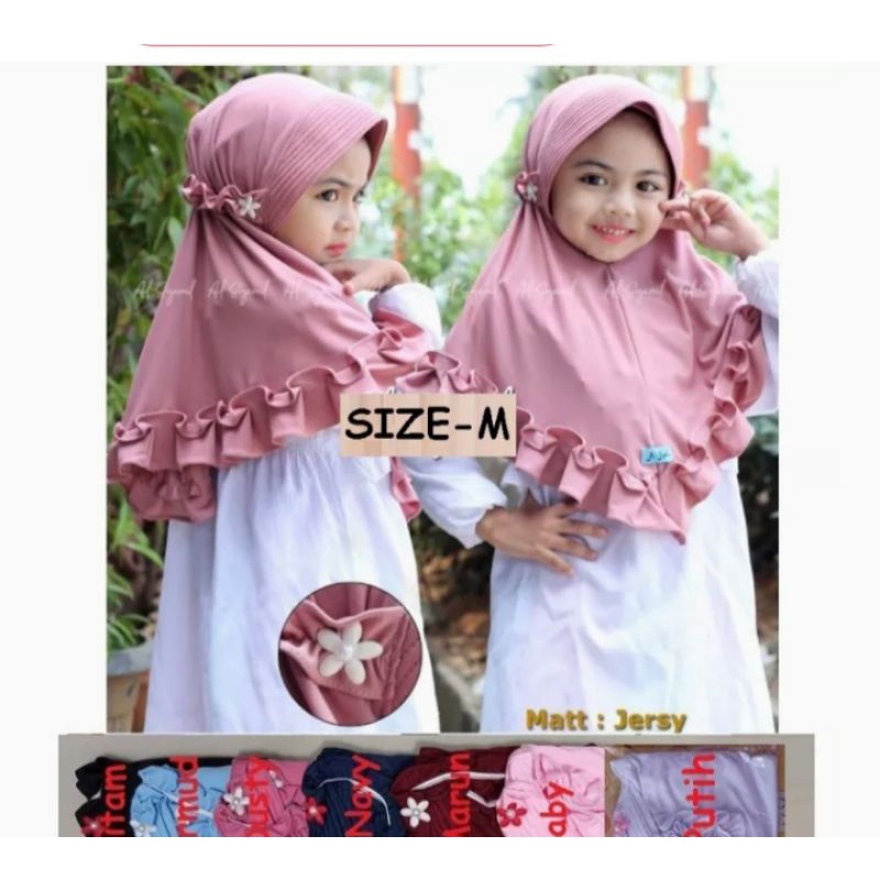 Hijab instan  anak perempuan sekolah TK SD PAUD terbaru 2022 moder  kekinian