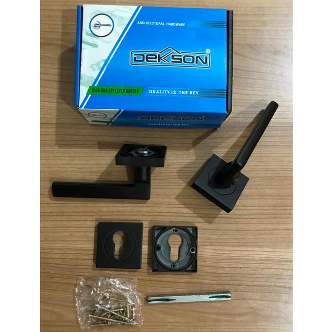 Jual LD HANDLE DEKKSON LHR 5028 AZ MATT BLACK Lever Handle Kotak