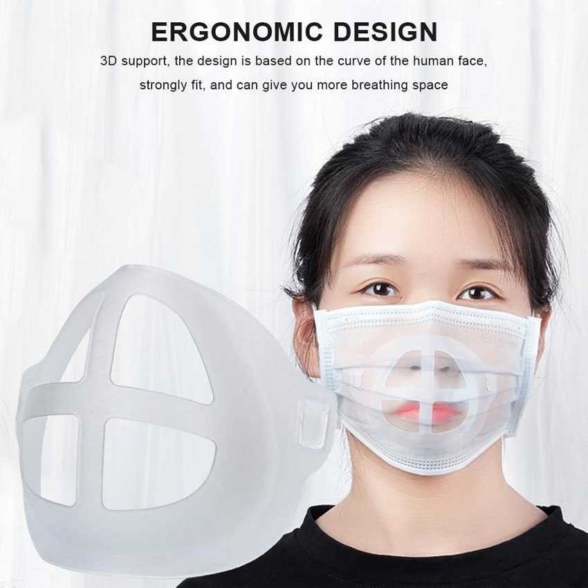 PENYANGGA MASKER 3D MASK BRACKET SILIKON MASKER HOLDER SIRKULASI UDARA