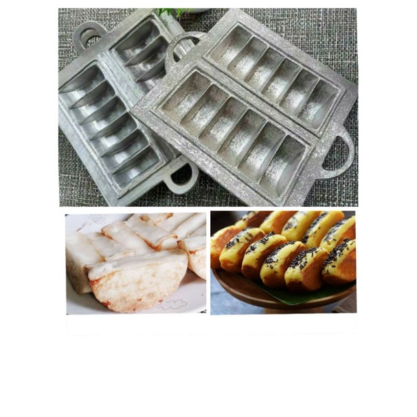 cetakan kue bandros pukis pancong tanpa tutup dan sutil