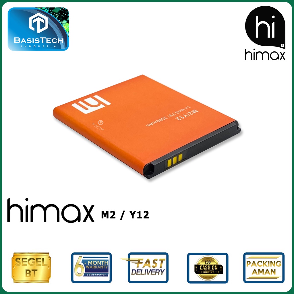 BATERAI HIMAX M2 Y12 - ORI99 BEST QUALITY