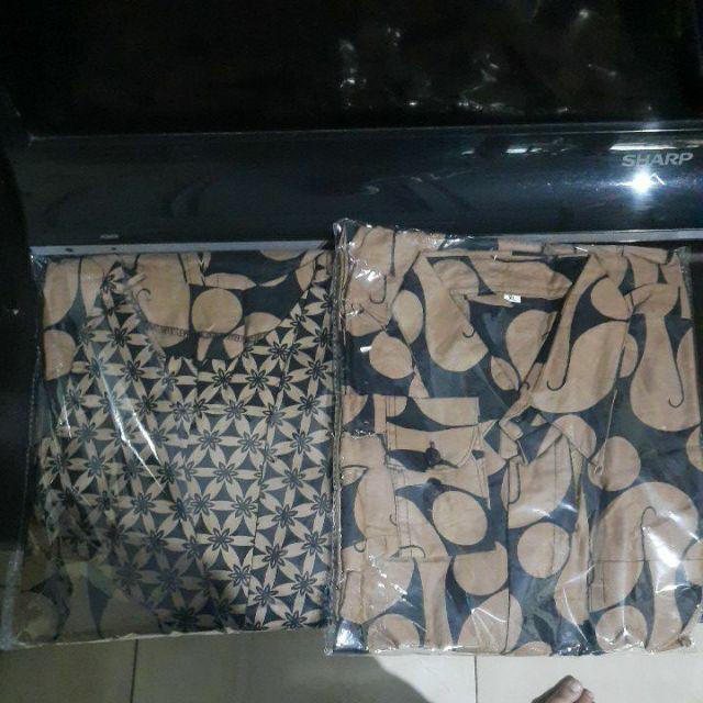 Maura Couple - Sania Ruffle Batik Couple Ori Ndoro Jowi Garansi Termurah Shopee - Batik Modern Solo