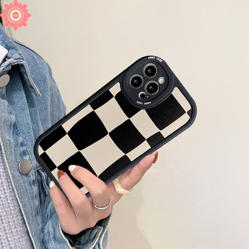 Case Motif Kotak Redmi 12C 9T 10 9C 10C 9 9A Redmi Note 11 11s 9pro 9s 10 10s 11pro 9 8 Mi Poco M3 Poco X3 Pro NFC Lensa Oval Kotak Tidak Teratur Ultra Shockproof Soft Cover