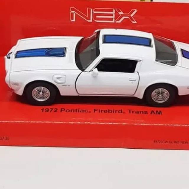 Diecast Welly Nex 1/36 Pontiac Firebird Putih
