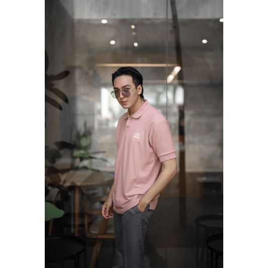 Mubeng Cozy  Polo Shirt Dark Salmon/ Kaos Polo