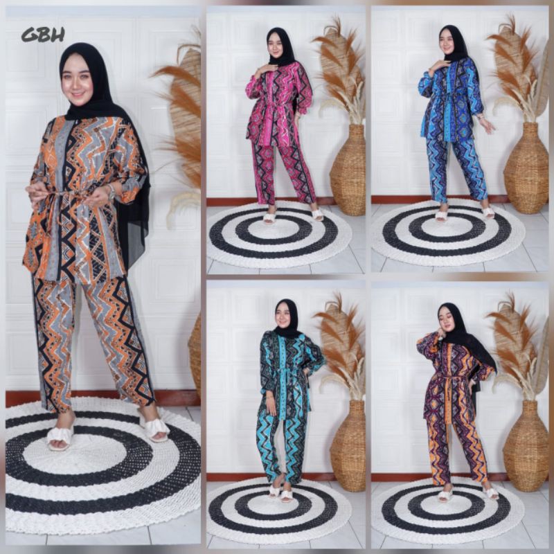 COD termurah / Daster Batik kekinian/ Daster Busui/ Batik Pekalongan/ Setelan Cp Piramida