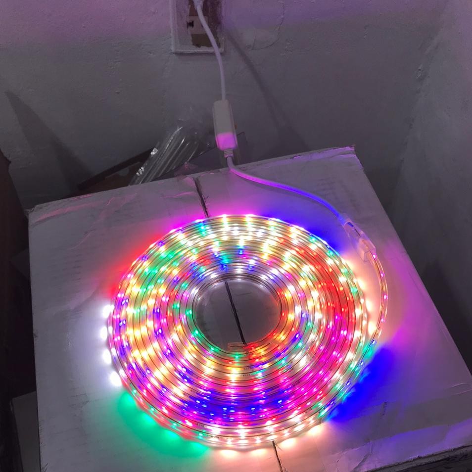 Lampu SMD Kode 6353-6 LED STRIP SELANG 6M METER /Mode Warna Lampu Ganti2 / Lampu Hias LED Indoor Outdoor 6 meter