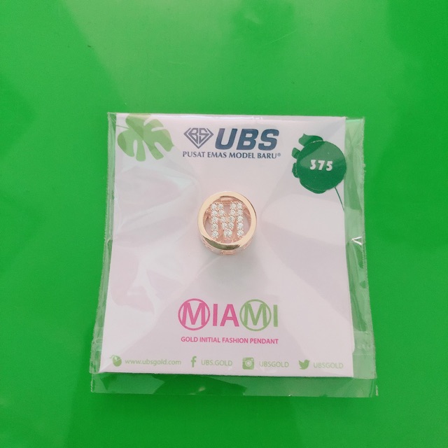 Charm Liontin Miami UBS - M