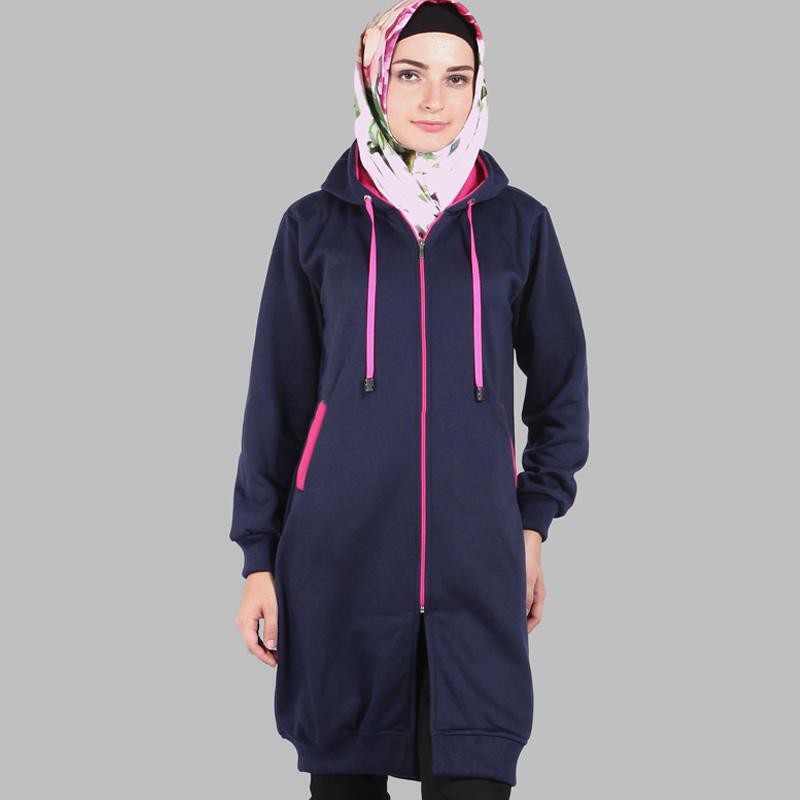 Promo Jaket Bolak-Balik Parasut Hijab Sonya Jacket l Cewek l Jaket polos Wanita polosqu.id