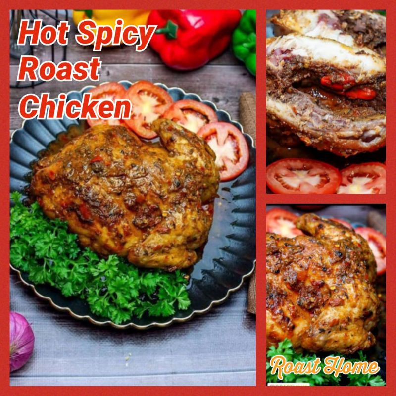 

HOT SPICY ROAST CHICKEN | Roasted Ayam Panggang pedas Hampers Bingkisan makanan