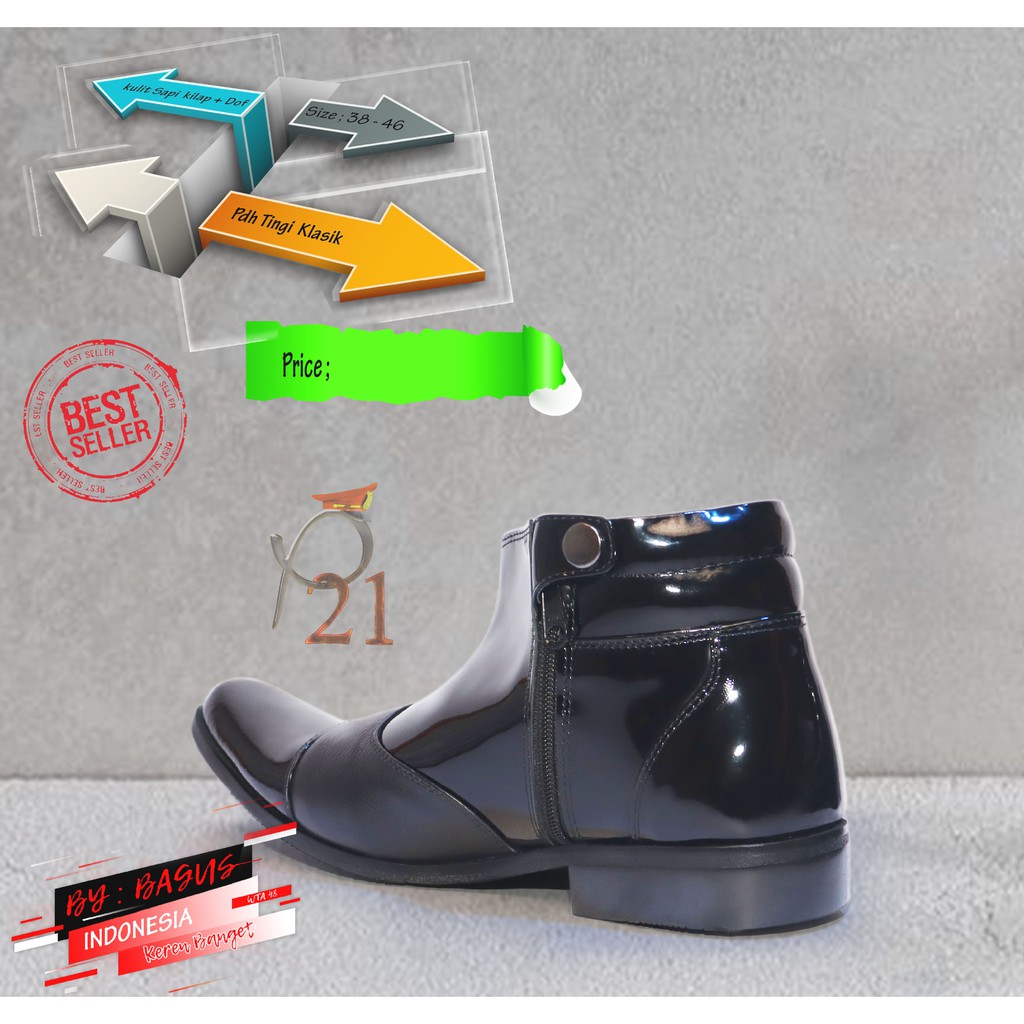 SEPATU PRIA / PDH TINGGI KLASIK / P21