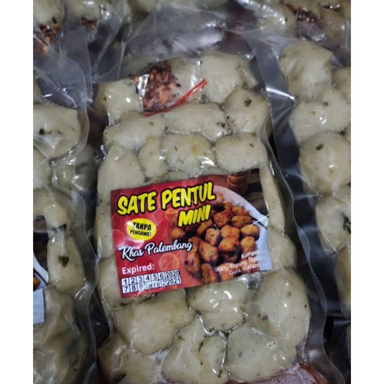 

Sate Pentul Khas Palembang Ukuran Mini Isi 26