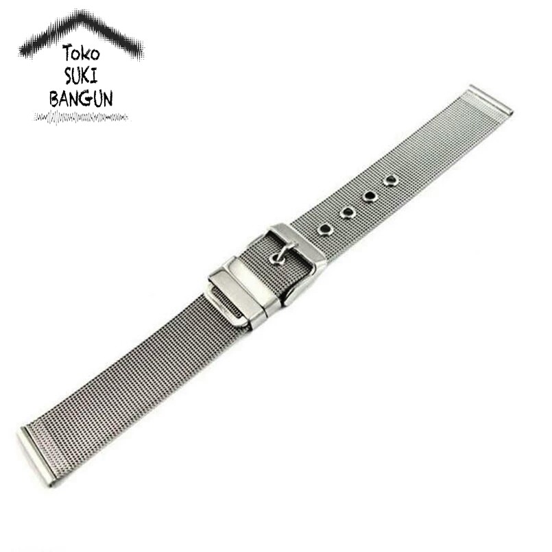 TALI JAM 22mm Rantai Pasir Stainless Steel Buckle Watch Strap Band