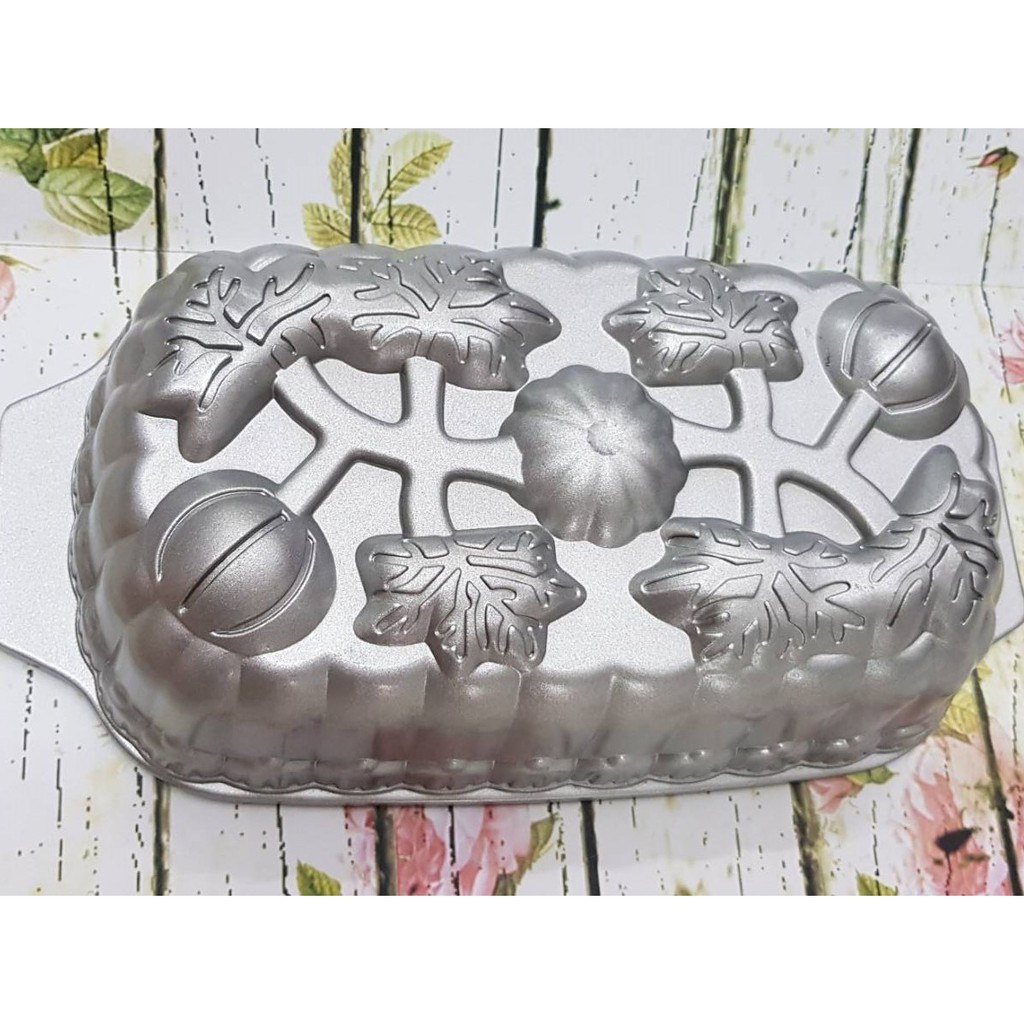 pumpkin loaf pan loyang cake anti lengket baking pan 24 cm non stick