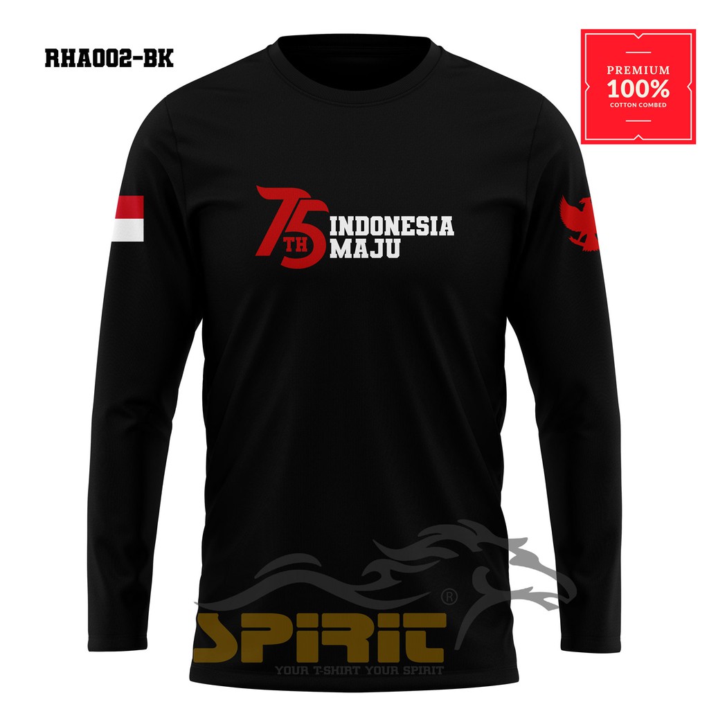 Kaos hut ri ke 75 2020 terbaru lengan panjang