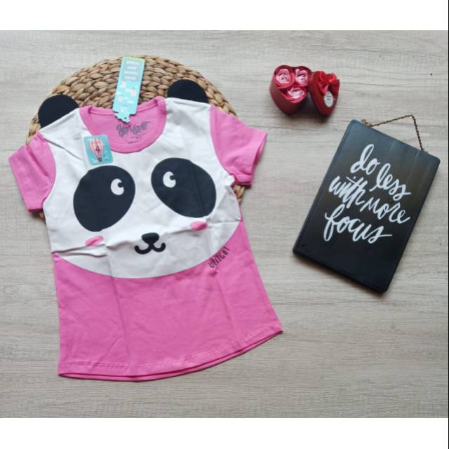 Panda tshirt for girls by upright | DUO KRUCILS