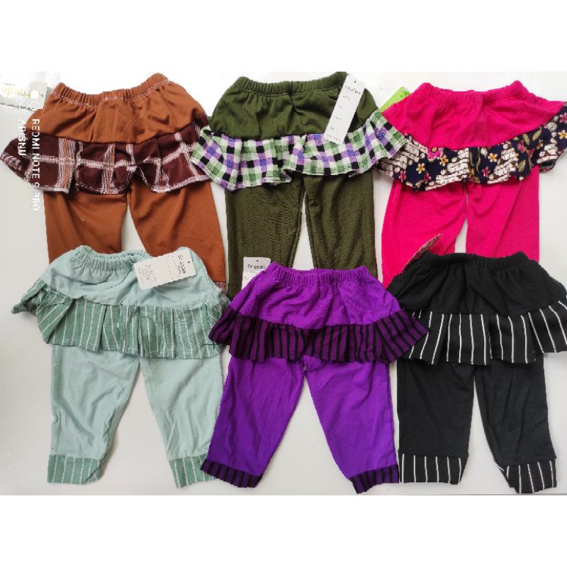 Celana Umbrella Pants Legging Rok Bayi Bahan Kaos