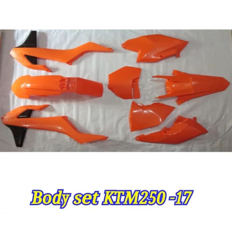 COVER BODY SET KTM250 2017 TANPA JOK TANGKI KTM 250 2017 -M-