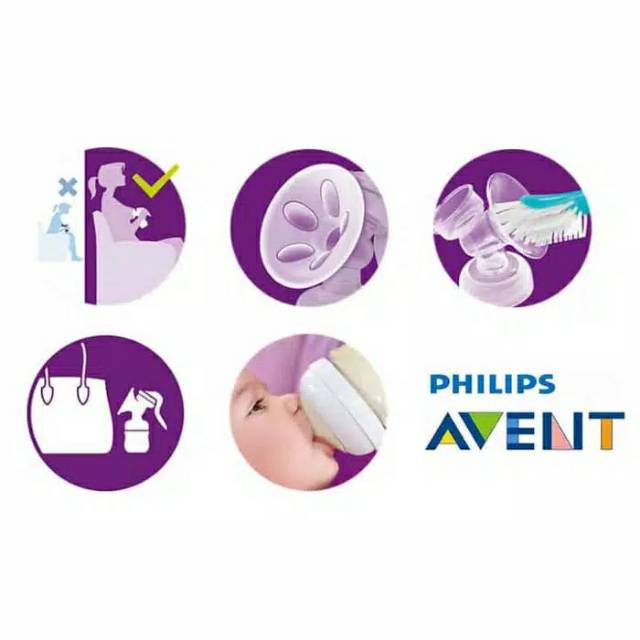 Philips Avent Manual Breast Pump Natural Comfort / Pompa Asi Manual