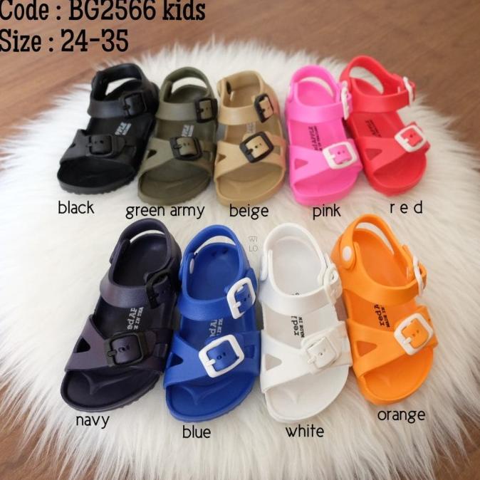 Sandal sepatu karet anak - Red apple BG2566 kids