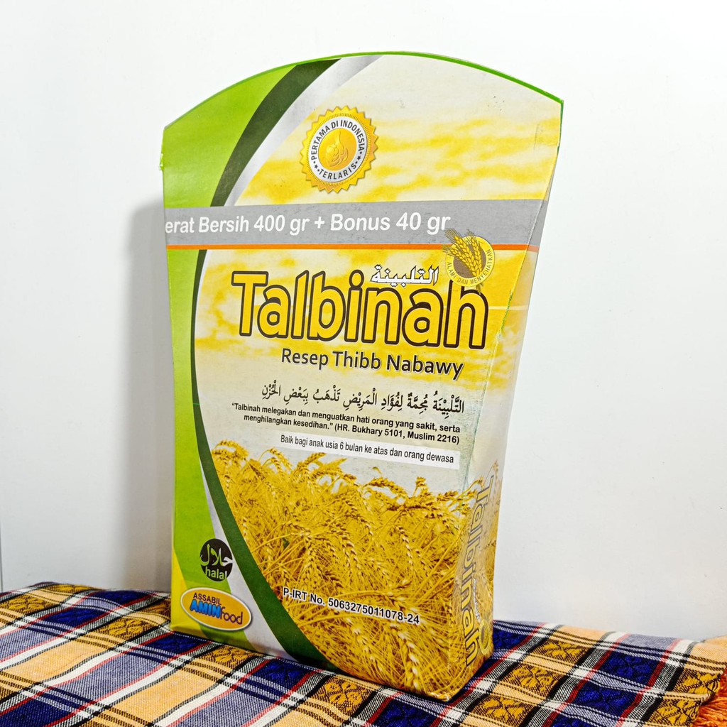 

TALBINAH RESEP THIBB NABAWY TEPUNG GANDUM 400gr+40gr