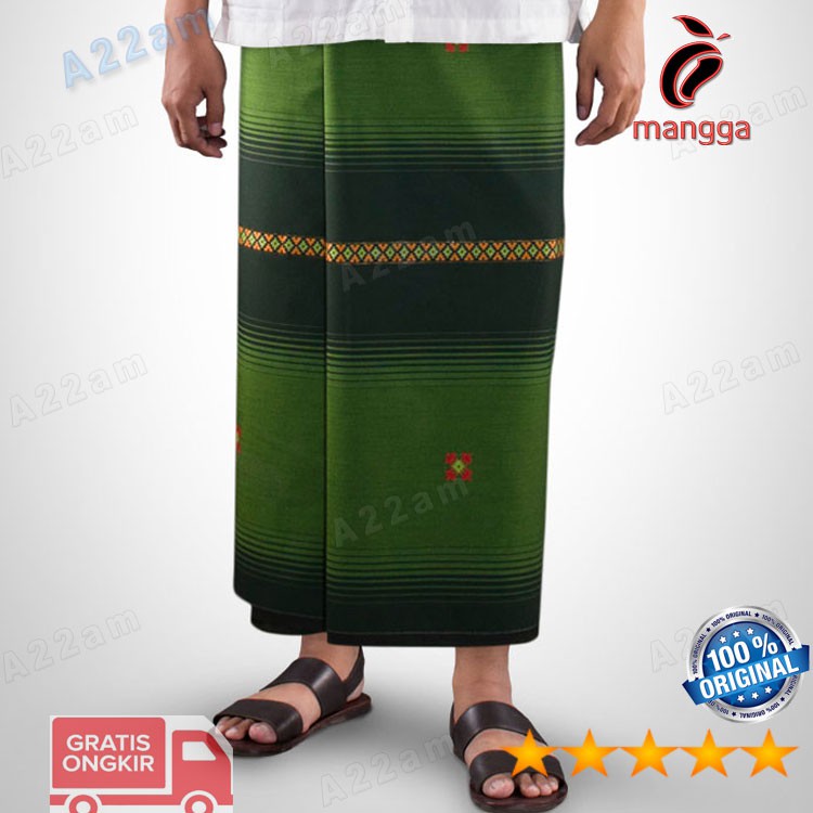 Motif SONGKET M15-38 Cap MANGGA Dewasa Kain Sarung Tenun Original