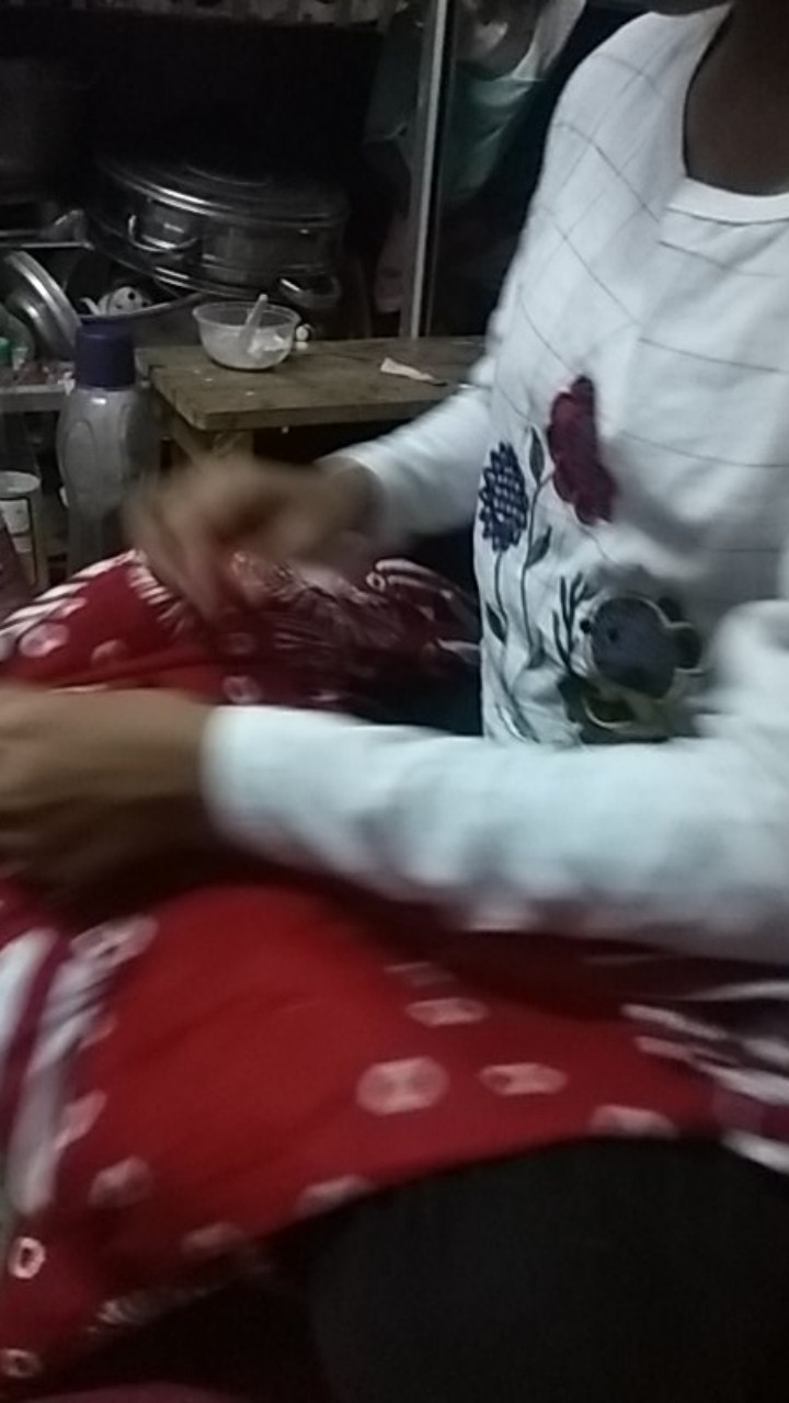 Blus Kombinasi Red Cherry Batik Atasan Batik Merah Jumbo Kombinasi Kerja Seragam Kantor