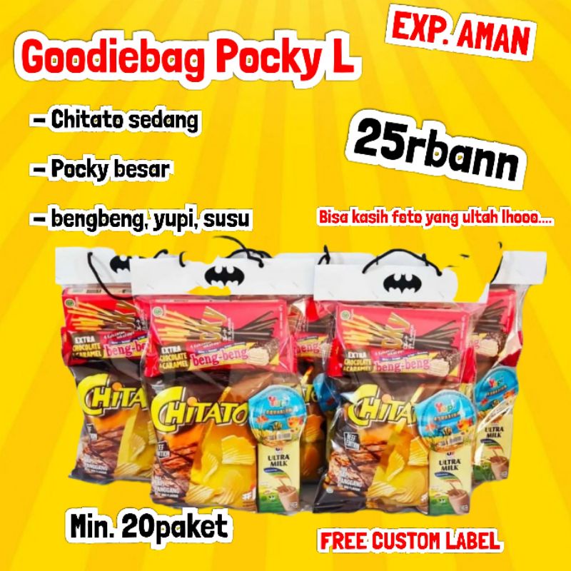 Paket snack ultah pocky || Bingkisan Ultah Anak