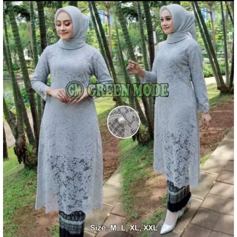TERLARIS! SET KEBAYA TUNIK BROKAT / KEBAYA / KEBAYA MODERN / KEBAYA IBU BESAN / SET KEBAYA BRUKAT