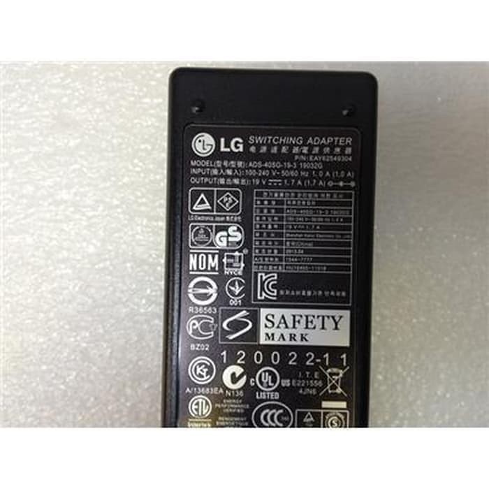 [NEW] LG MONITOR POWER ADAPTER CHARGER 19V 1 3A