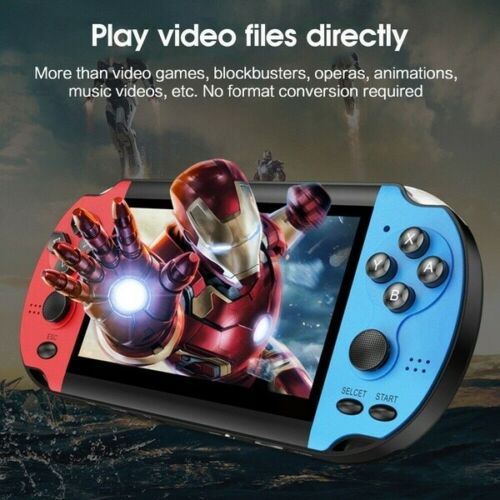 [Ready Stock] X12 Plus 7 &quot; Game Retro Built-In 1000 + Game Layar 16G Dengan Dual Rocke Joystick Mini Video Player