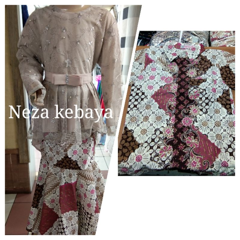 Cod kebaya aurora anak//kebaya anak wisuda//kebaya anak coksu//kebaya tulle anak lucu//kebaya pesta anak