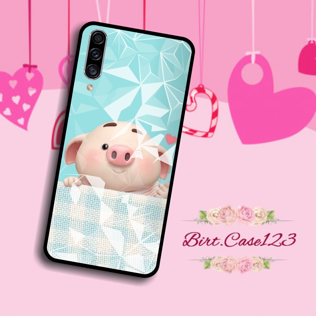 softcase diamond gambar PIG CUTE Vivo Y91 Y17 Y12 Y15 Y93 Y95 Y81 Y83 Y71 Y53 V5 V7 Y30 Y50 BC468