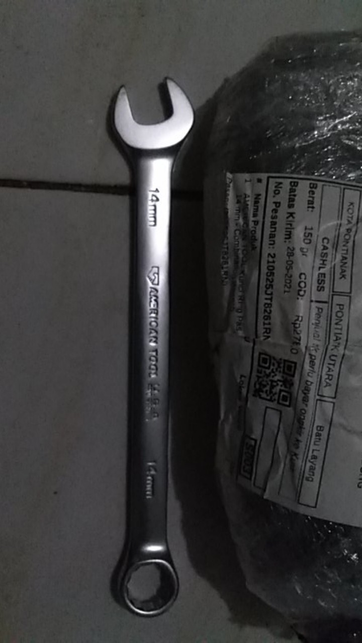 American Tool Kunci Ring Pas 14 Mm - Combination Wrench