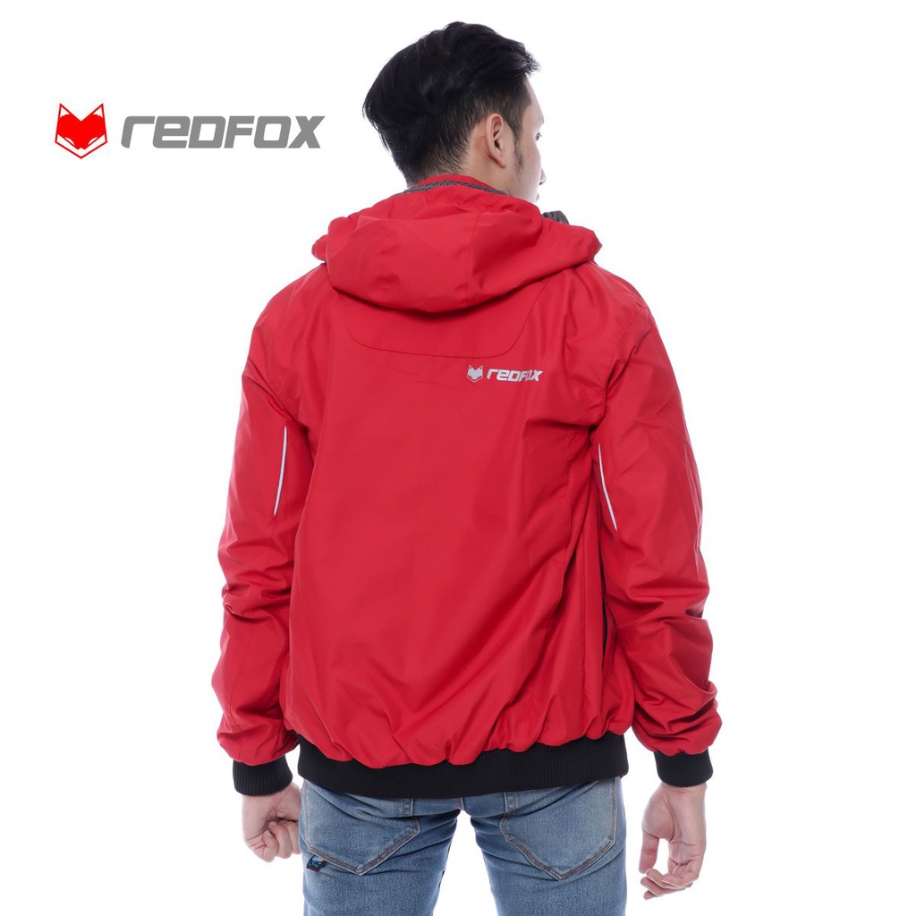 Jaket Motor Harian Redfox | Tyrano - Red