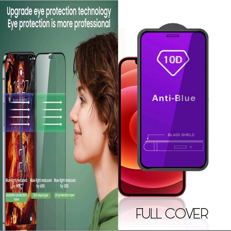 10D 99D SCREEN PROTECTOR ANTI RADIASI FULL LAYAR VIVO Y33S Y21 Y21S Y53S Y20 Y12S Y20i Y20S Y95 Y71 V20