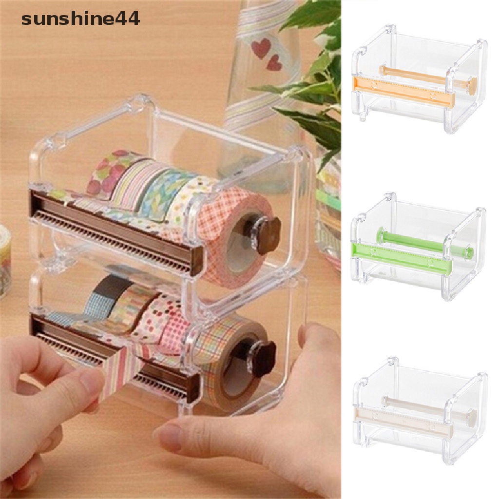 Sunshine Dispenser Selotip Washi Untuk Meja