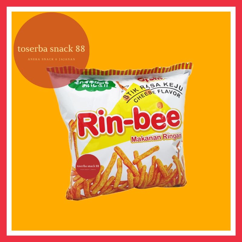 

RIN-BEE/Oishi Snack Stik Rasa Keju (11 gram × 10 pcs)