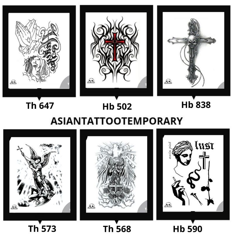 TATTO SALIB TEMPORARY /TATO TEMPORER/TATTO SALIB/TATO ANTI AIR/TATTO BISA HILANG/BUNDA MARIA