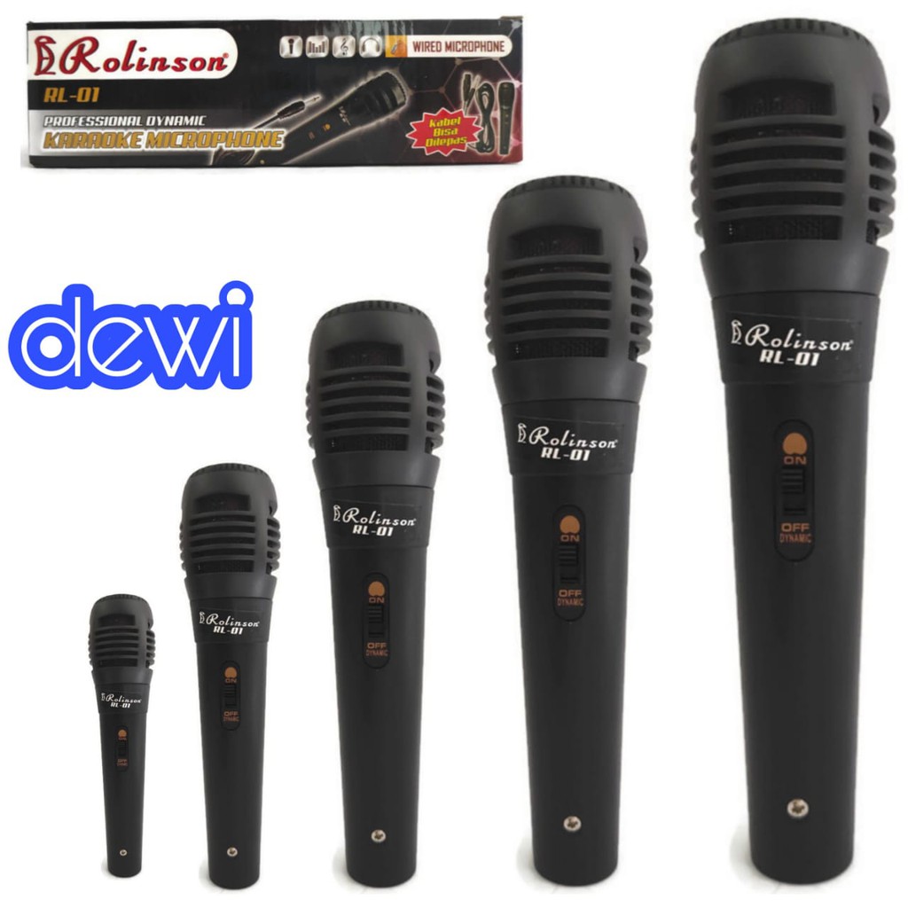 MIC MURAH ROLINSON RL01 / MICROPHONE KABEL ROLINSON RL-01